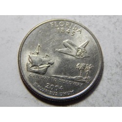 USA ¼ Dollar 2004 D Florida XF-UNC č37390 