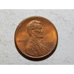 USA 1 Cent 1987 D VF č20946 
