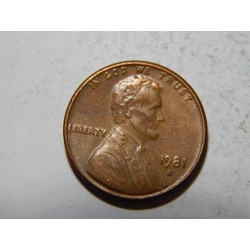 USA 1 Cent 1981 D XF č20851 