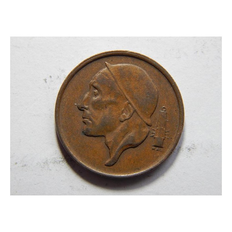 Belgie N. legenda 50 Centimes 1958 XF-UNC č22041 Belgie N. legenda 50 Centimes 1958 XF-UNC č22041