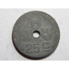 Belgie N. legenda 25 Centimes 1943 Zn VF č21932 