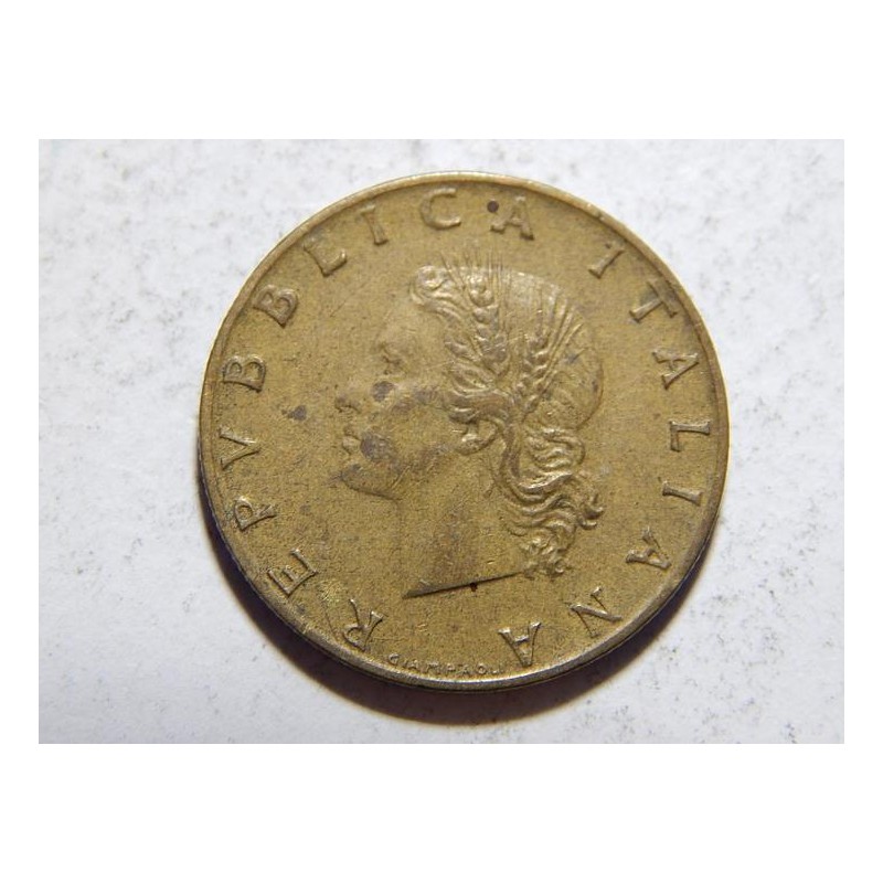 Italie 20 Lire 1957 XF č20885 Italie 20 Lire 1957 XF č20885