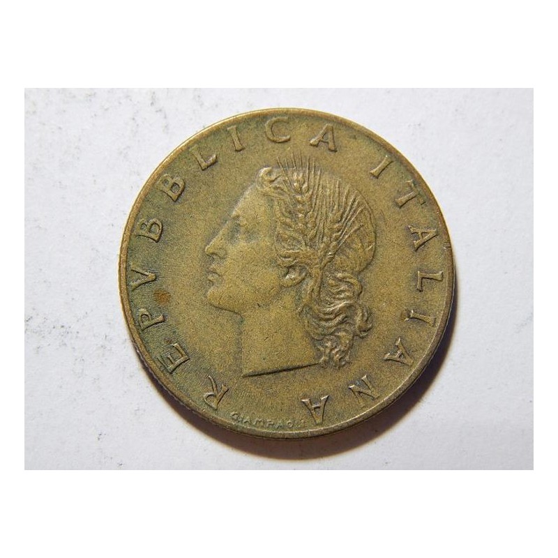 Italie 20 Lire 1958 XF č21060 Italie 20 Lire 1958 XF č21060