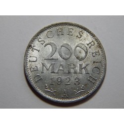 Německo Výmarsko 200 Mark 1923 A XF č21137