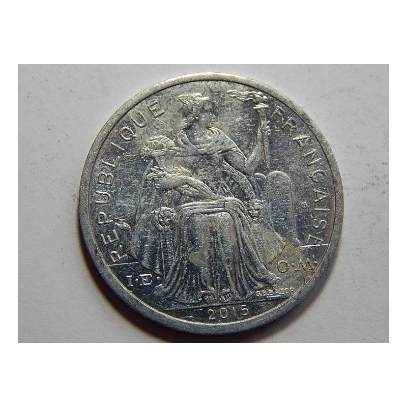 New Caledonia 2 Francs 2015 R XF č21804 New Caledonia 2 Francs 2015 R XF č21804