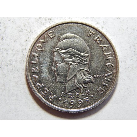 New Caledonia 10 Franc 1995 RR XF-UNC č21789 