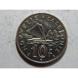 New Caledonia 10 Franc 1995 RR XF-UNC č21789 
