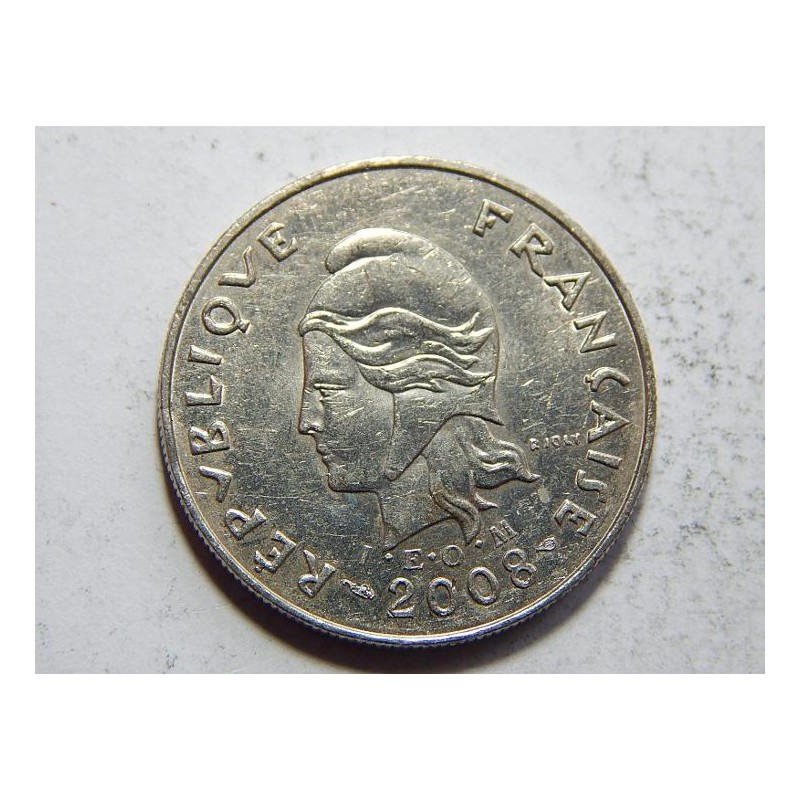 New Caledonia 10 Franc 2008 R XF č21817 New Caledonia 10 Franc 2008 R XF č21817