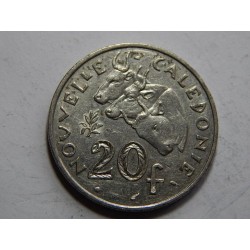 New Caledonia 20 Francs 1992 RR XF č21866 