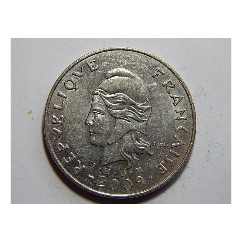 New Caledonia 50 Francs 2009 RR XF č21892 New Caledonia 50 Francs 2009 RR XF č21892