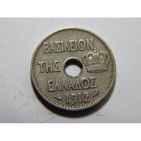Řecko 5 Lepta 1912 varianta B XF č21144