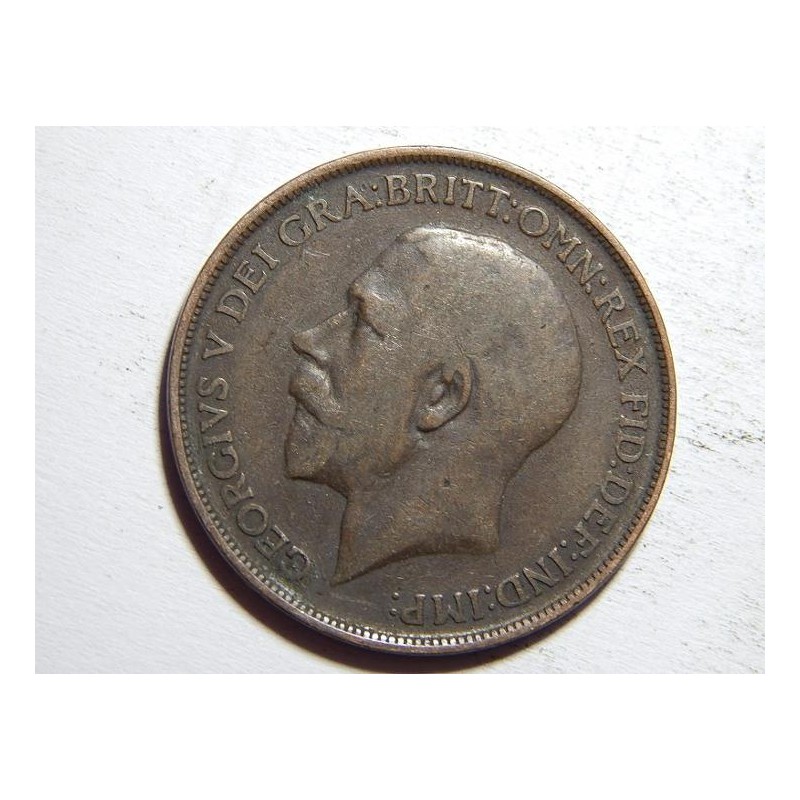 Anglie 1 Penny 1912 H VF č33363 Anglie 1 Penny 1912 H VF č33363