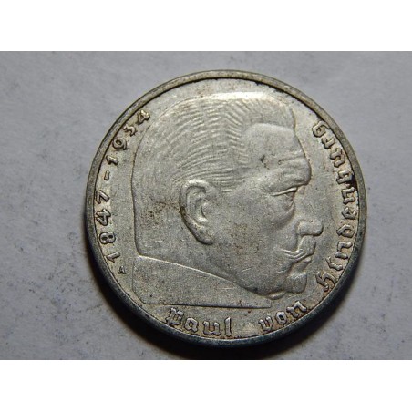 Německo 3. Říše 2 Mark 1939 A Ag XF č24175