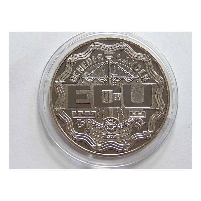 Nizozemí 10 Ecu 1992 PROOF čŠU007 Nizozemí 10 Ecu 1992 PROOF čŠU007