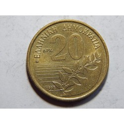 Řecko 20 Drachm 1992 XF č24365