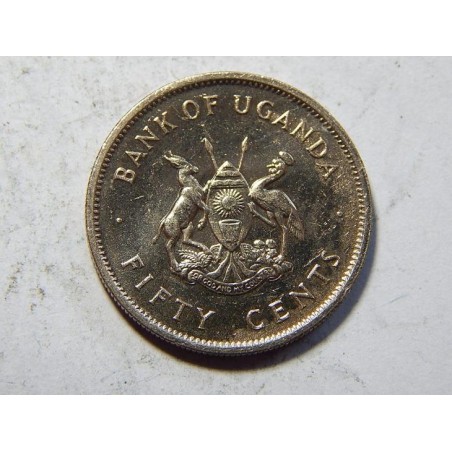 Uganda 50 Cents 1976 UNC č24417