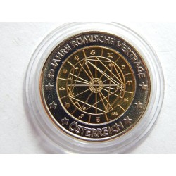 Rakousko 2 EURO PROBE 2007 Římská smlouva UNC PROOF čŠU009