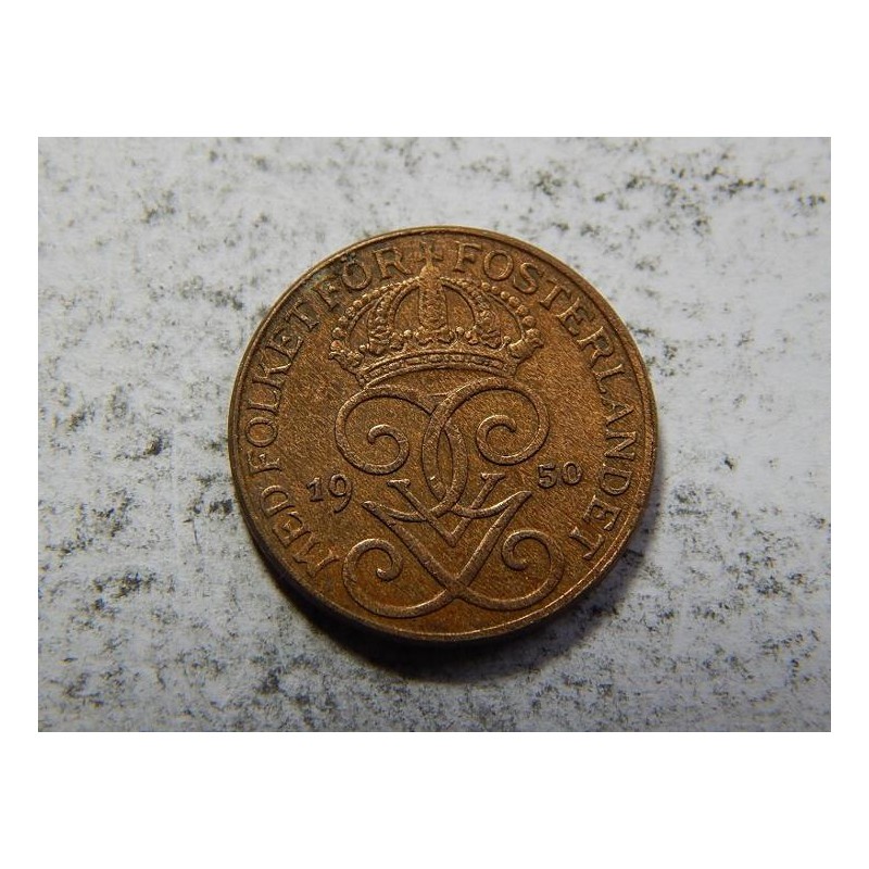 Švédsko 1 Öre 1950 XF č31334 Švédsko 1 Öre 1950 XF č31334