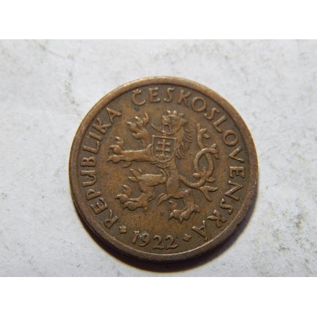 Československo 10 Haléřů 1922 XF č29425 