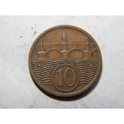 Československo 10 Haléřů 1925 XF č29424 