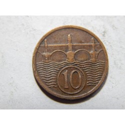 Československo 10 Haléřů 1937 VF-XF č29399 
