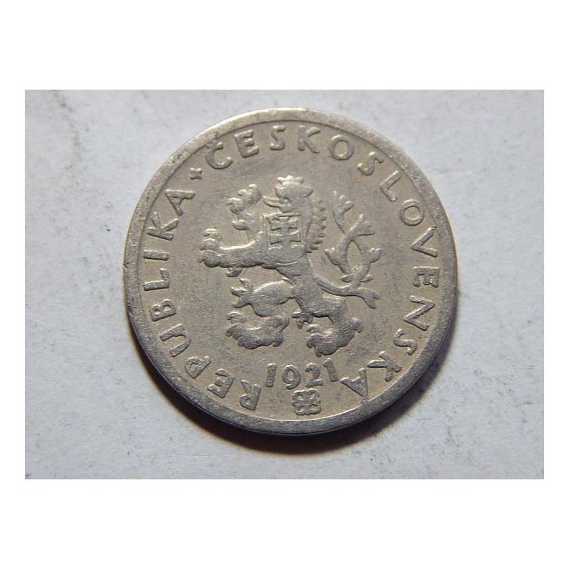 Československo 20 Haléřů 1921 VF-XF č29332 Československo 20 Haléřů 1921 VF-XF č29332