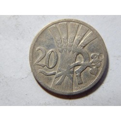 Československo 20 Haléřů 1921 VF-XF č29332 