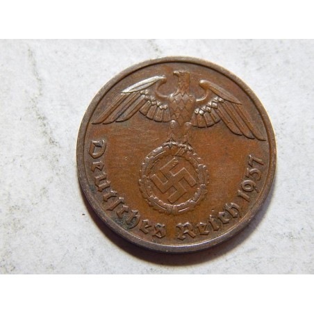Německo 3. Říše 2 Pfennig 1937 F XF č29568