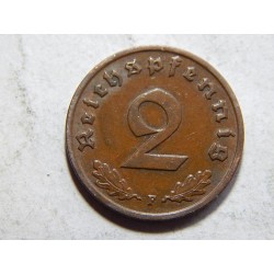 Německo 3. Říše 2 Pfennig 1937 F XF č29568