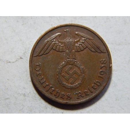 Německo 3. Říše 2 Pfennig 1938 F XF č29556