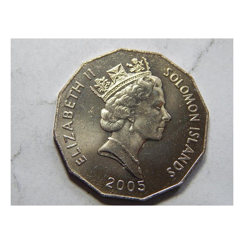 Solomon Islands 50 Cents 2005 UNC č31018 Solomon Islands 50 Cents 2005 UNC č31018