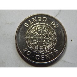 Solomon Islands 20 Cents 2005 UNC č31048
