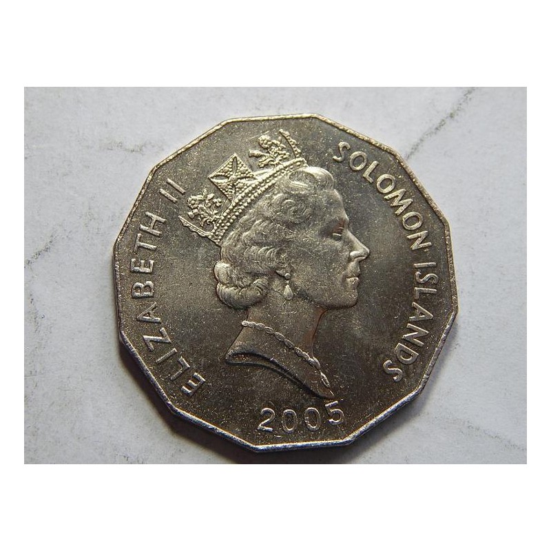 Solomon Islands 50 Cents 2005 UNC č31017 Solomon Islands 50 Cents 2005 UNC č31017