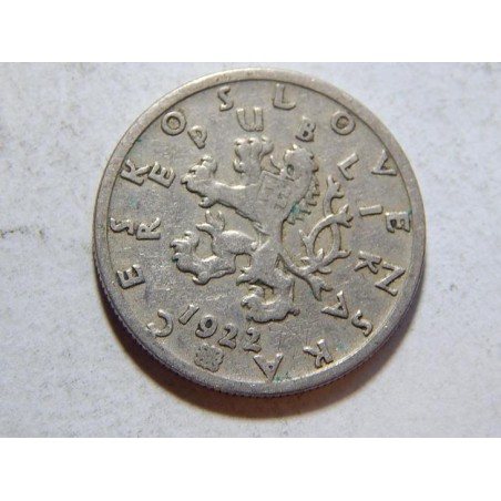 Československo 50 Haléřů 1922 VF č29497