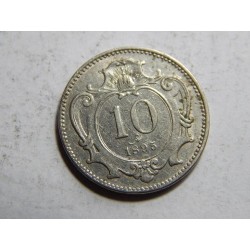 František Josef I. 10 Heller 1895 XF č23281