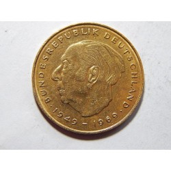 Německo BRD pozlacená 2 Mark 1981 D XF č23139 