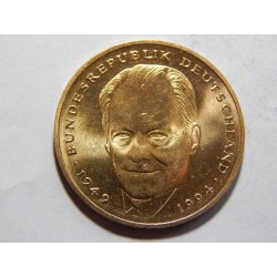 Německo BRD pozlacená 2 Mark 1994 D UNC č23144 