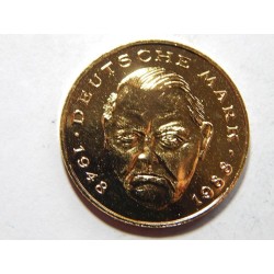Německo BRD pozlacená 2 Mark 2000 A UNC č23183 