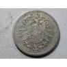 Německo Císařství 1 Mark 1875 G Ag VF-XF č21492