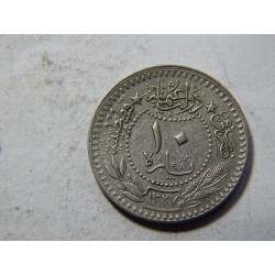Turecko Mehmed V. 10 Para 1913 XF č21315
