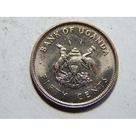 Uganda 50 Cents 1976 UNC č24453
