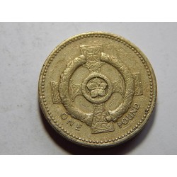 Anglie 1 Pound 1996 VF č23213 