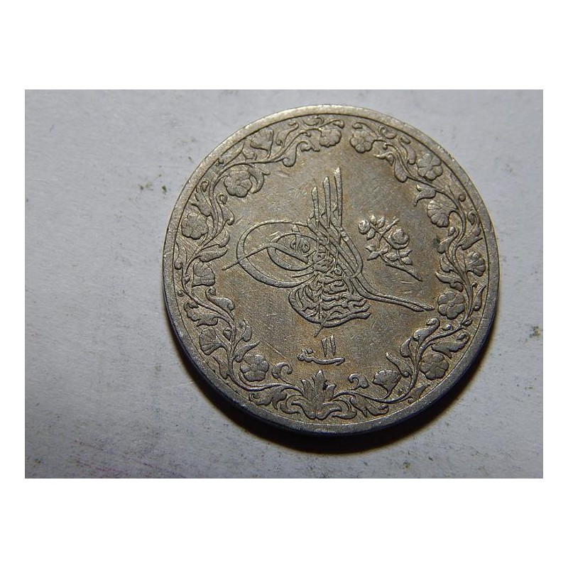 Egypt Abdul Hamid II. 5⁄10 Qirsh 1885 XF č21223 Egypt Abdul Hamid II. 5⁄10 Qirsh 1885 XF č21223