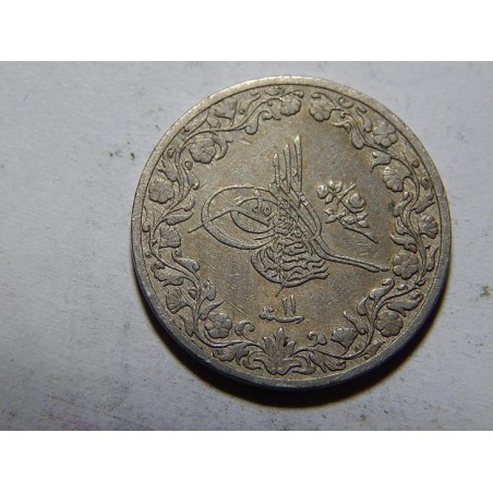 Egypt Abdul Hamid II. 5⁄10 Qirsh 1885 XF č21223