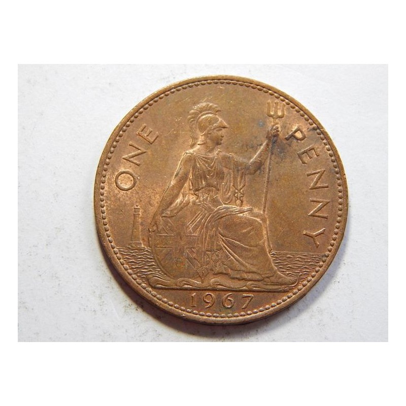 Anglie 1 Penny 1967 XF č31527 Anglie 1 Penny 1967 XF č31527