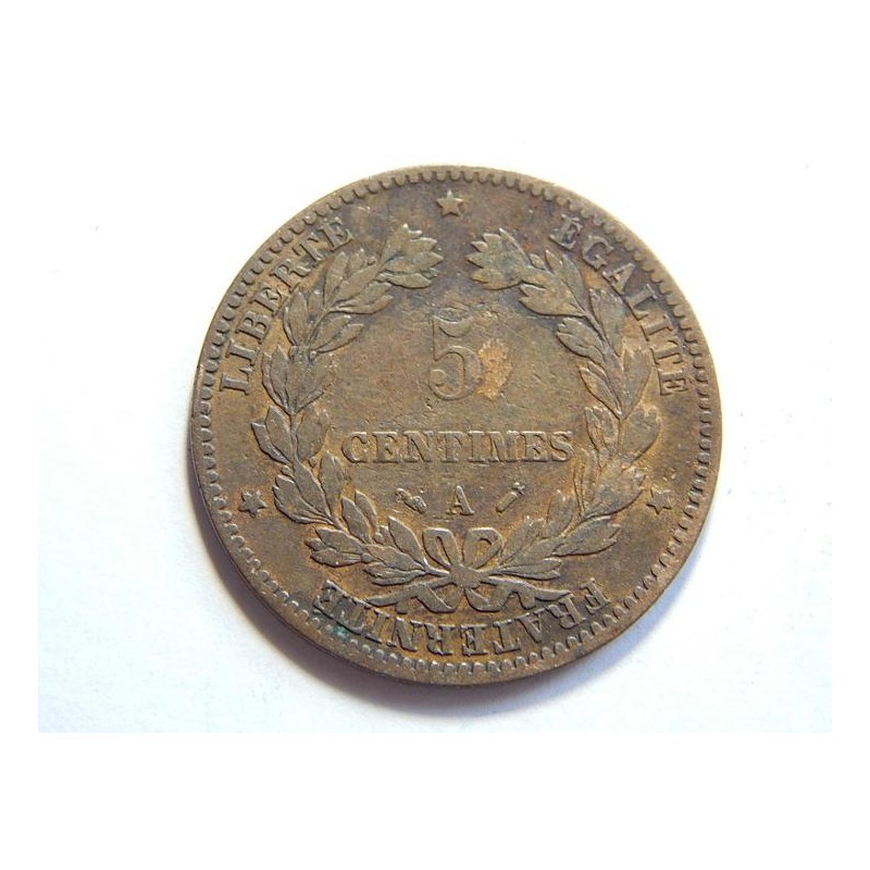 Francie 5 Centimes 1882 A R VF-XF č31518 Francie 5 Centimes 1882 A R VF-XF č31518