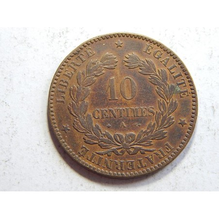 Francie 10 Centimes 1872 A XF čč31536 