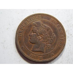 Francie 10 Centimes 1872 A XF čč31536 