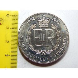 Anglie medaile silver jubileum Královny Elisabeth II. 1977 UNC čŠU001