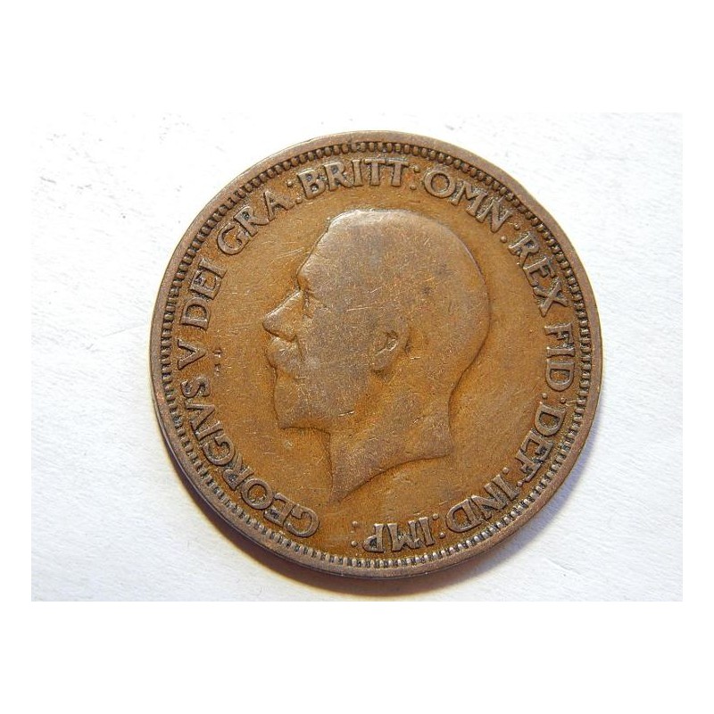Anglie ½ Penny 1931 VF č35370 Anglie ½ Penny 1931 VF č35370